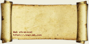 Jelisaveta Čalić vizit kartica